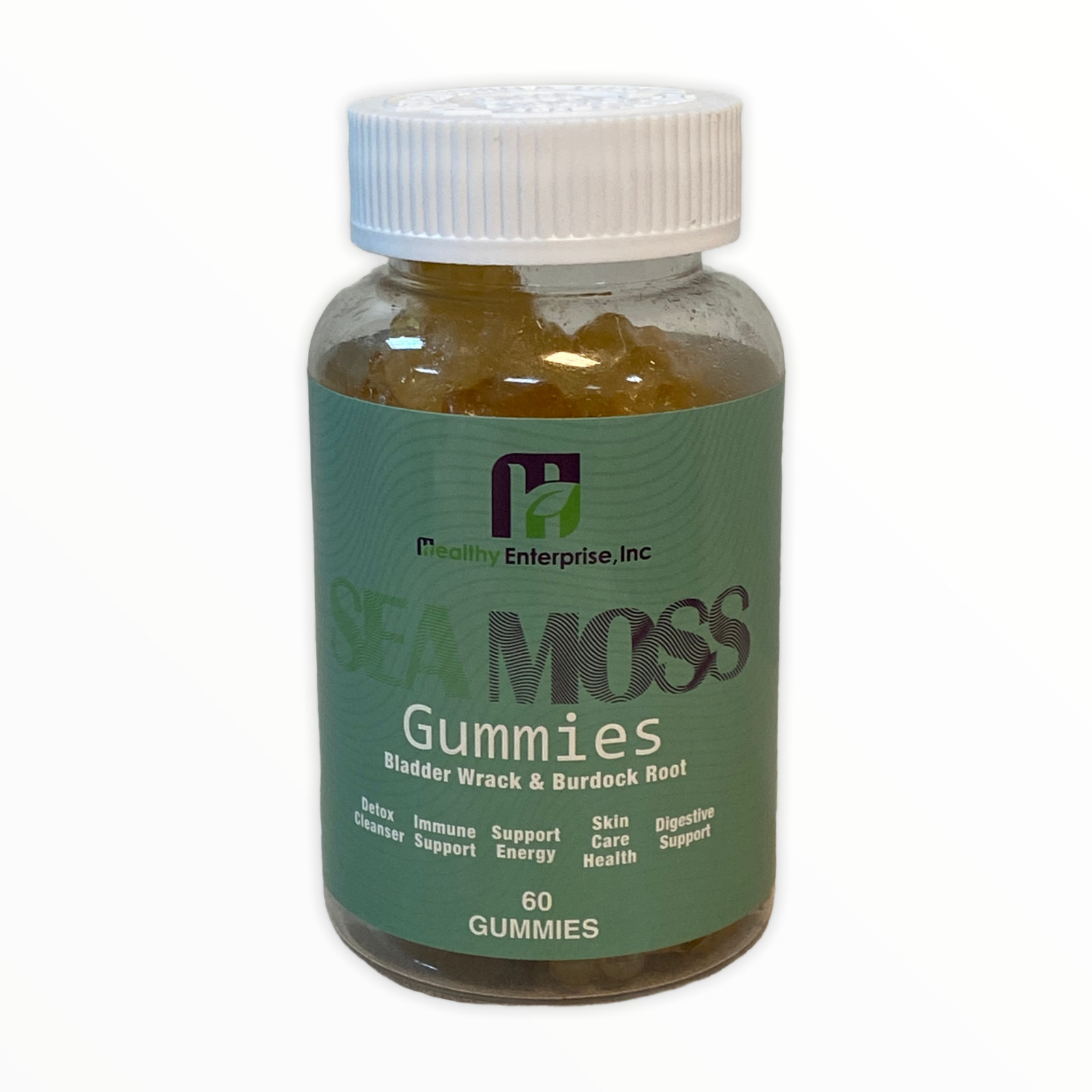 Sea Moss with Bladderwrack Burdock Root Health Gummies (60 Gummies)