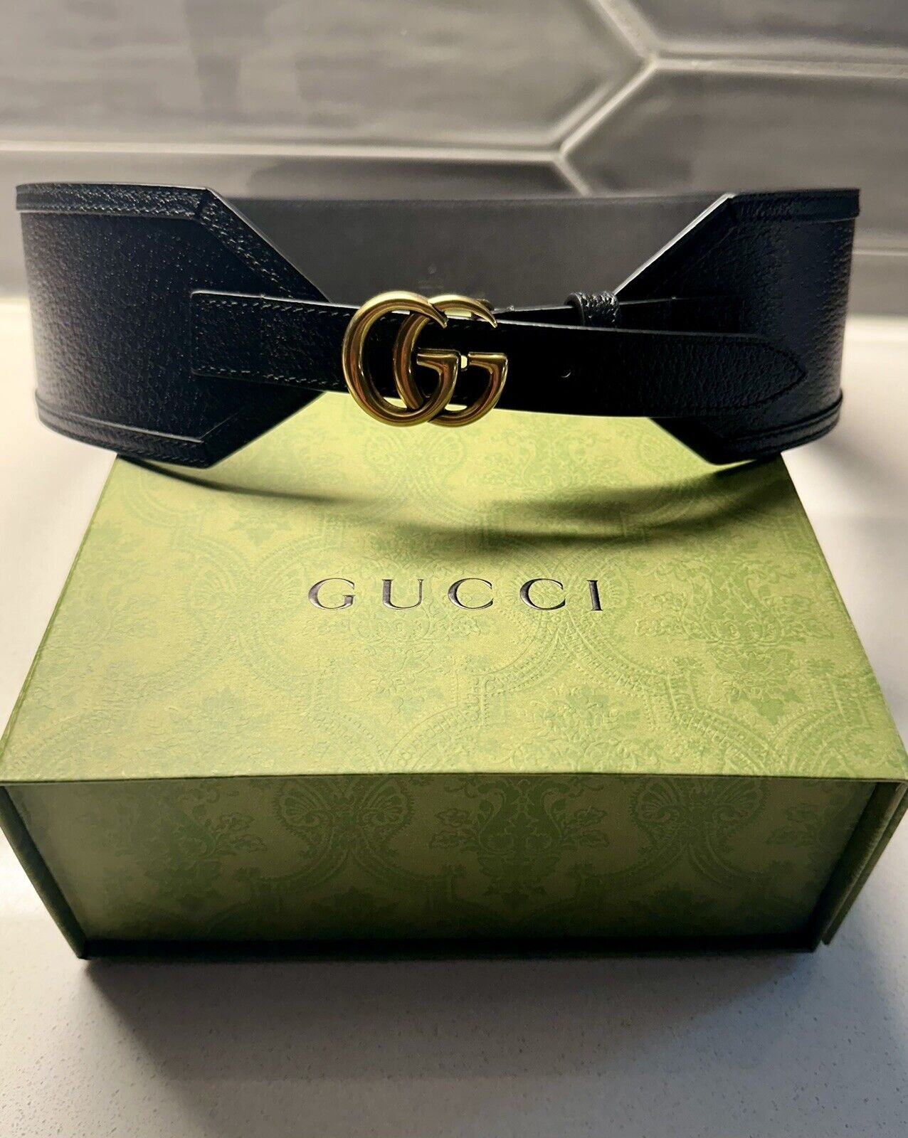 Gucci Marmont Wide Belt