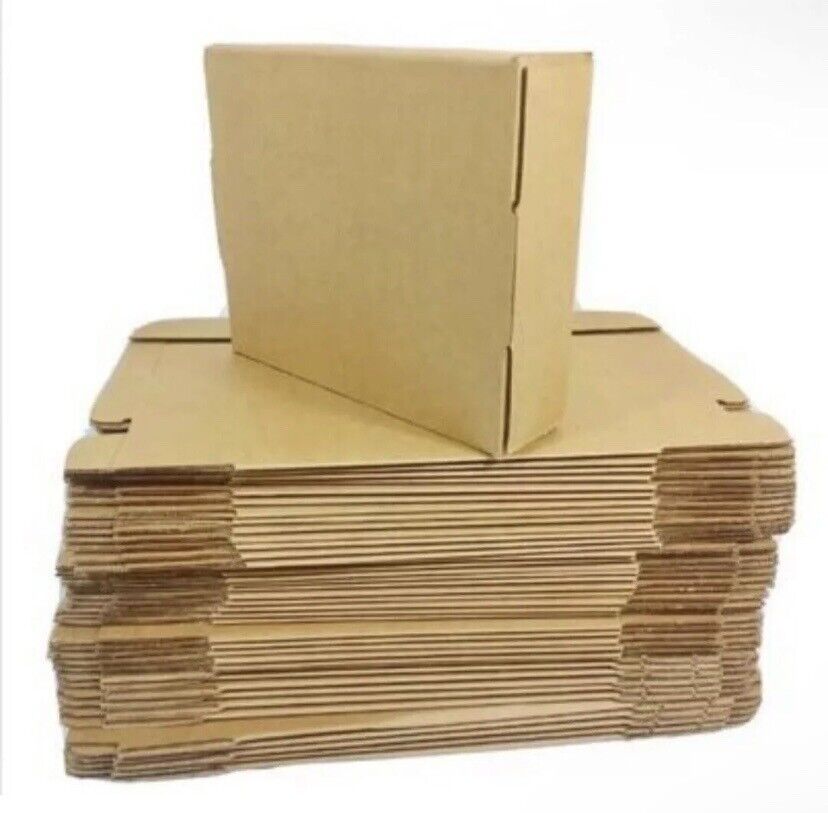 100 12x10x3 Moving Box Packaging Boxes Cardboard Corrugated Packing Shipping LOT
