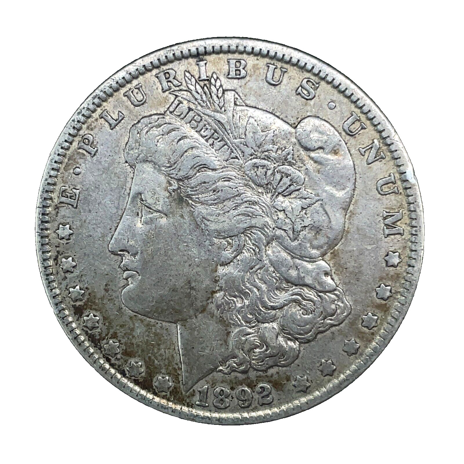 1892-O Morgan Dollar VAM 5/7 Top 100 Double Ear Very Near Date Silver Coin #1329