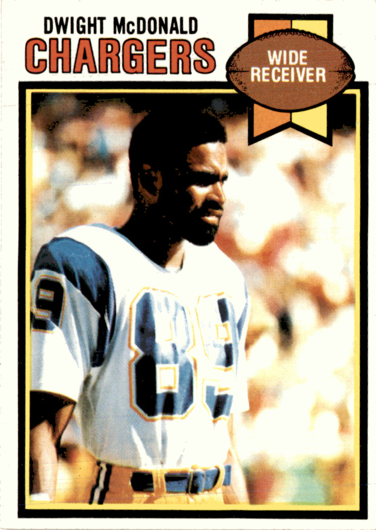 1979 Topps #17 Dwight McDonald San Diego Chargers Vintage Original Rookie