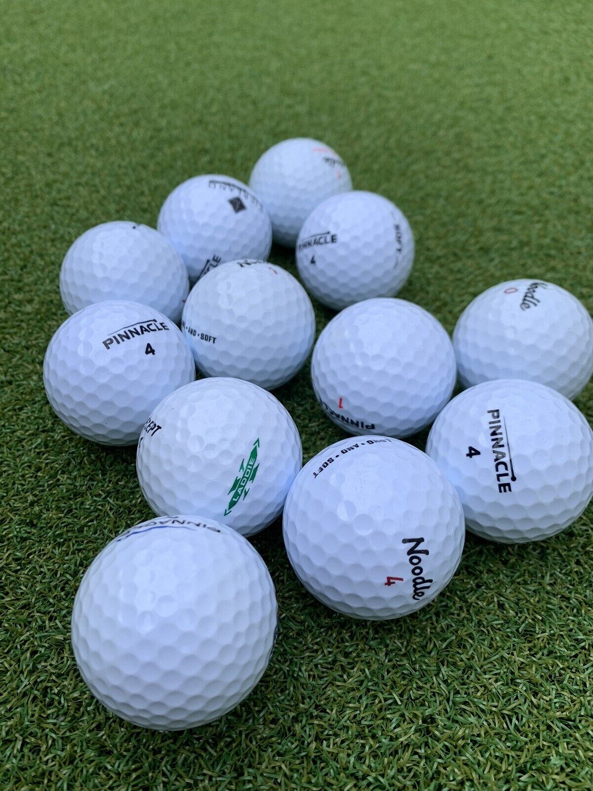 100 AAA - AAAAA Mint Condition Used Golf Balls Assorted Brands 
