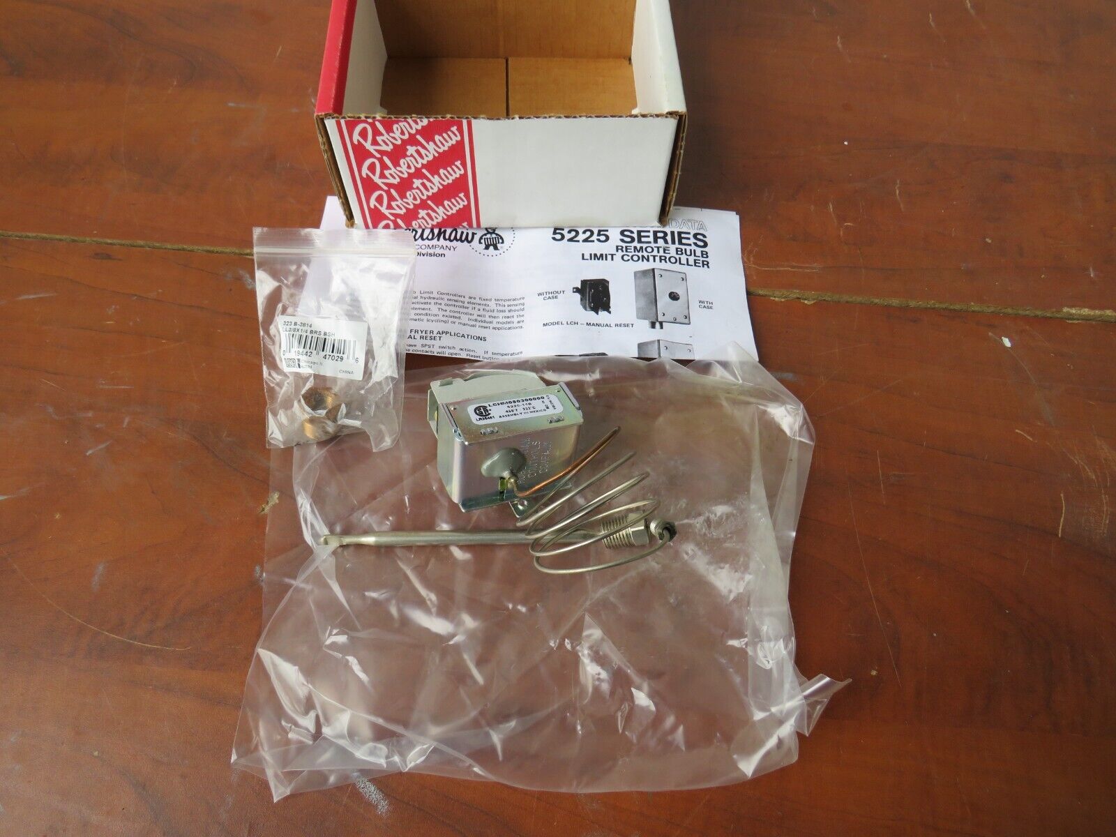 5225-112 Robertshaw LCHM050300000 Fryer Oven Limit Thermostat 48-1006 PP10084