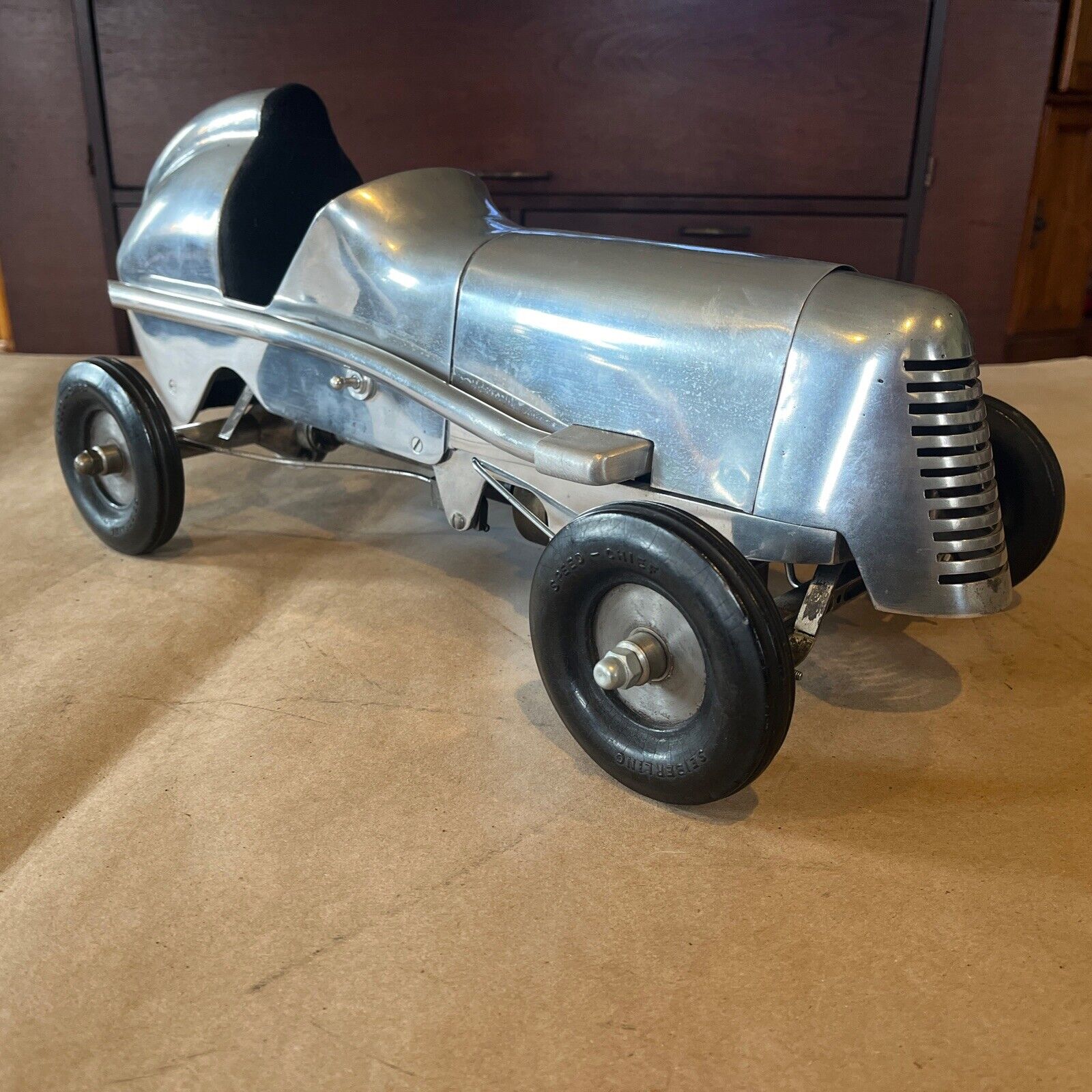 ￼ Pre-war Speed Chief Vintage, Original Tether Car , Runs 