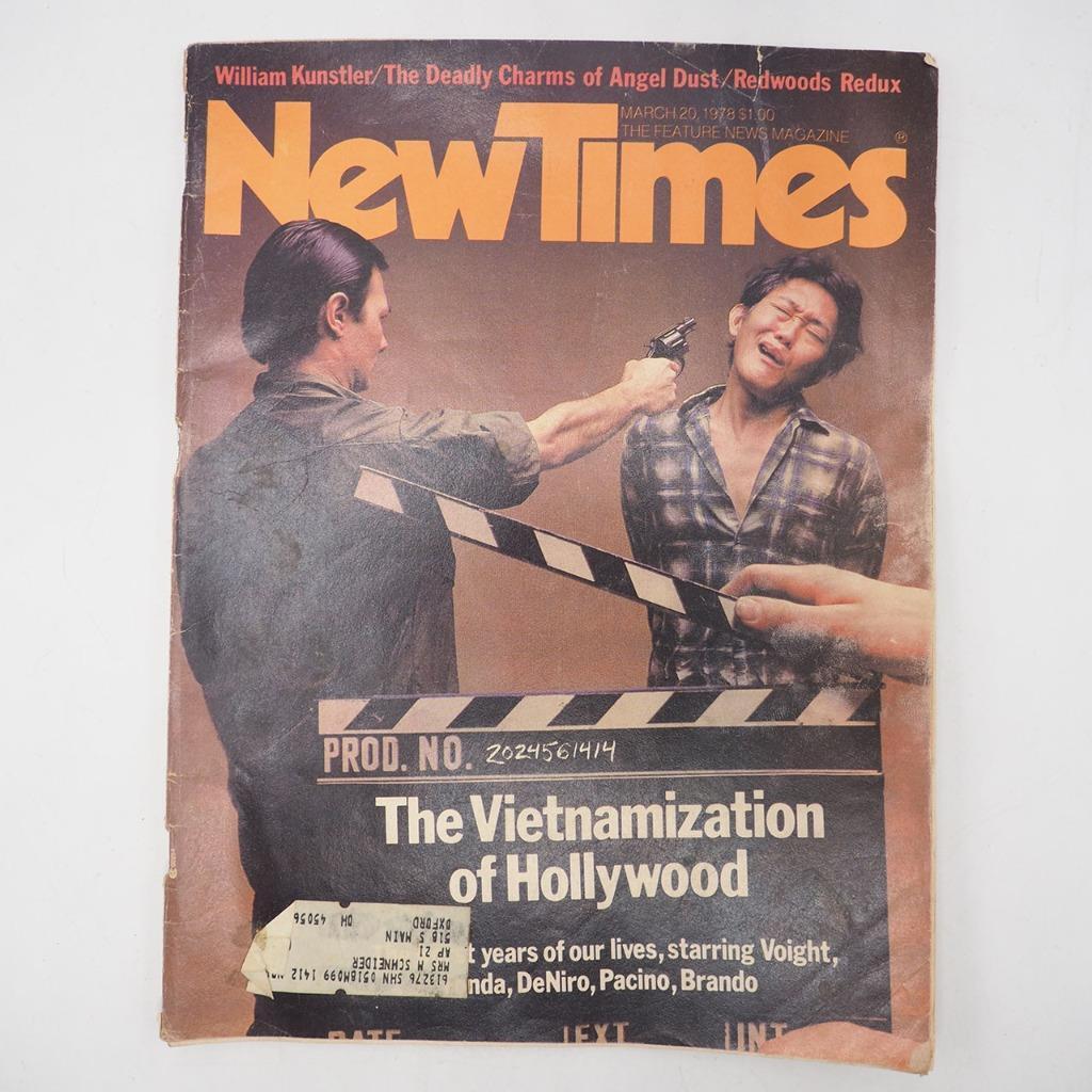 New Times Magazine March 20 1978 Vtg Vietnamization of Hollywood