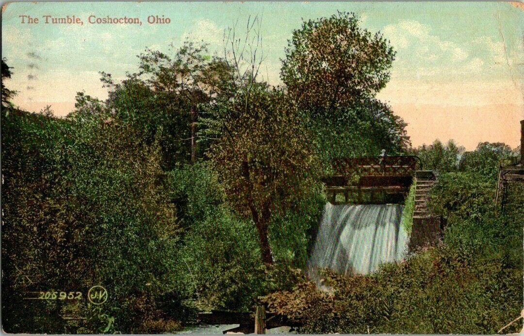1909. COSHOCTON, OH. THE TUMBLE. POSTCARD U20