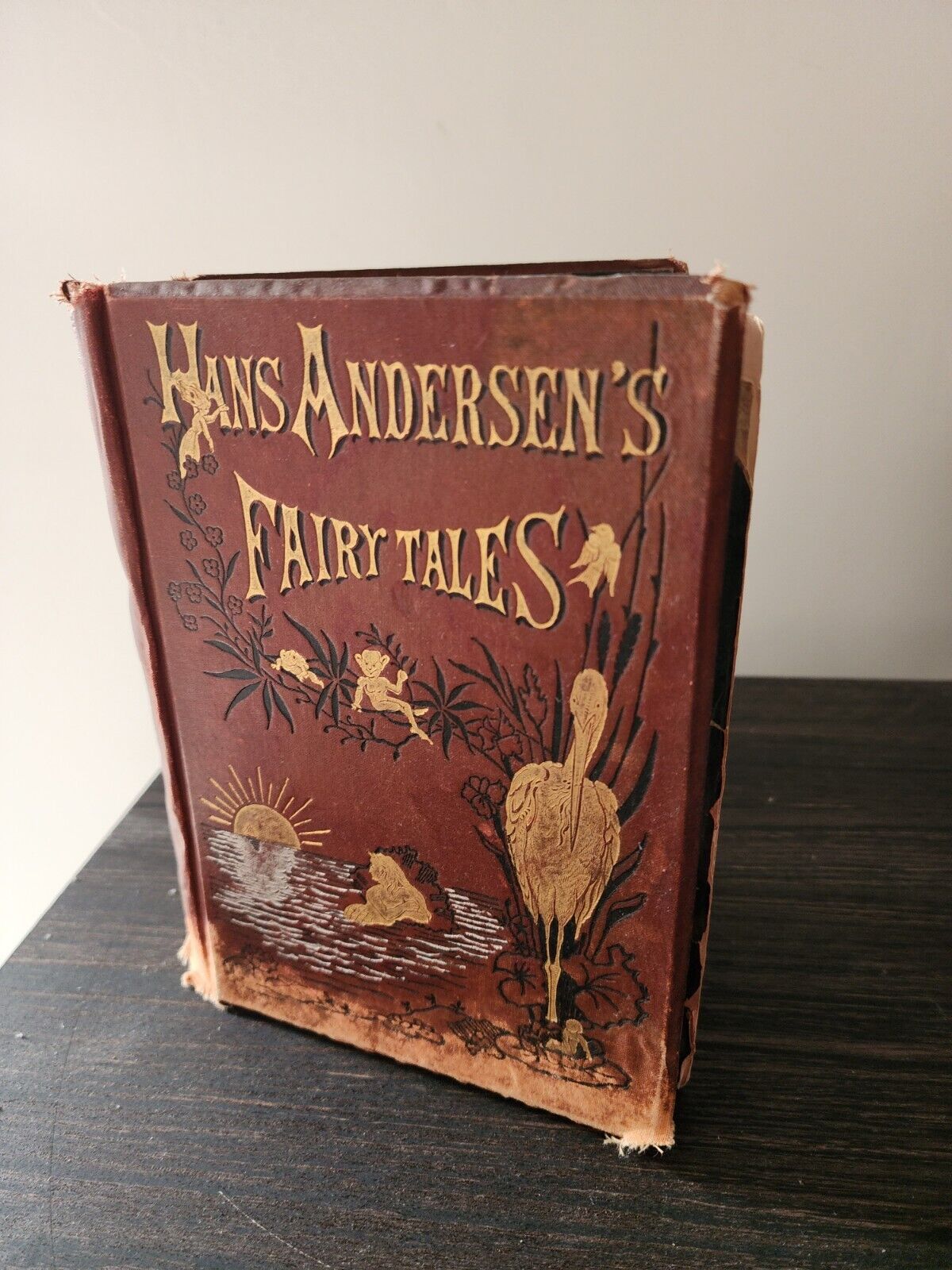 Late 1800\'s  Hans Anderson\'s Fairy Tales Illustrated Antique Book