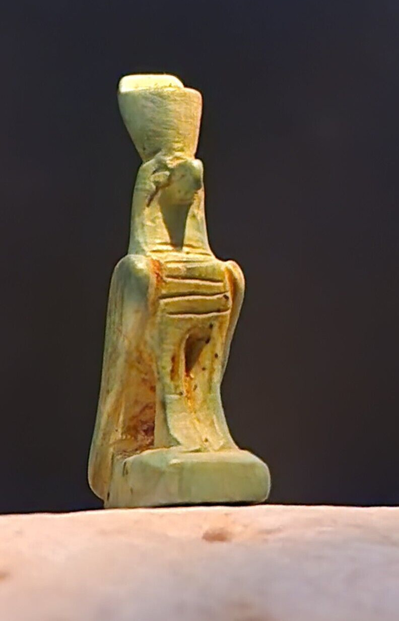 Unique Horus Egyptian Antique Vintage Pharaonic Statue Handmade Stone Bazareg