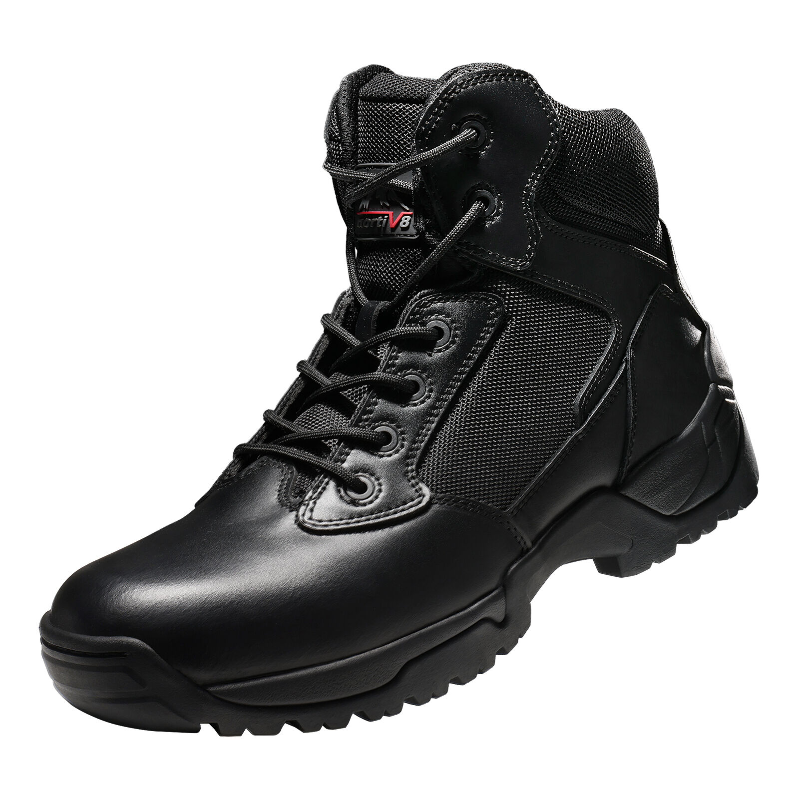 NORTIV 8 Men's Military Tactical Boots Motorcycle Combat Ankle High Work Shoes