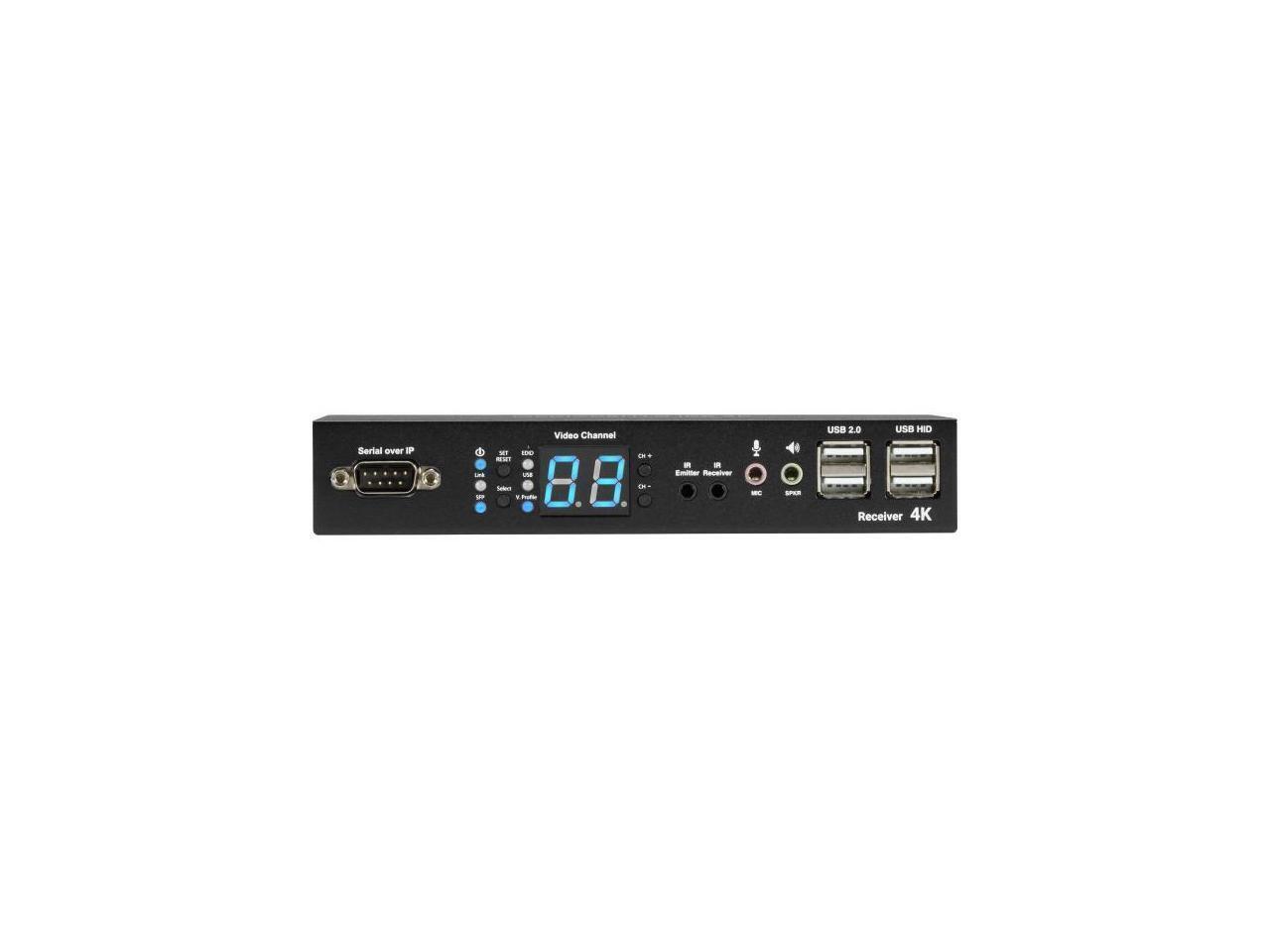 Black Box VX-HDMI-4KIP-RX MediaCento IPX 4K Receiver HDMI USB Serial IR Audio