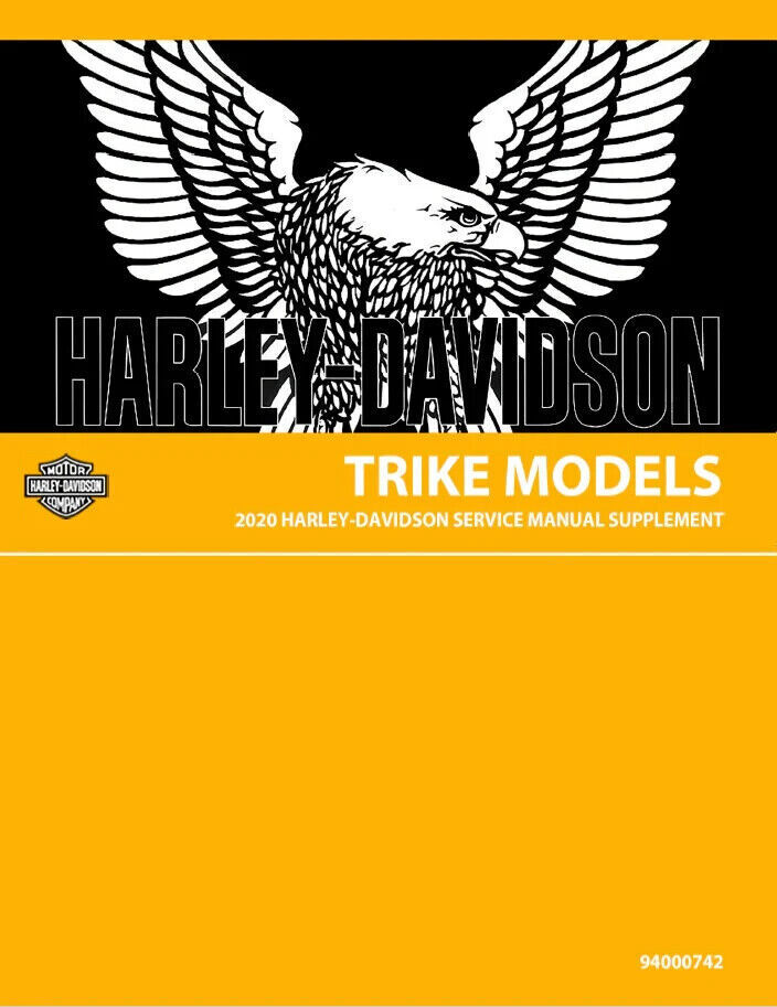 09-21 Factory Harley Davidson Trike Models Service Shop Repair Manual COMB BOUND