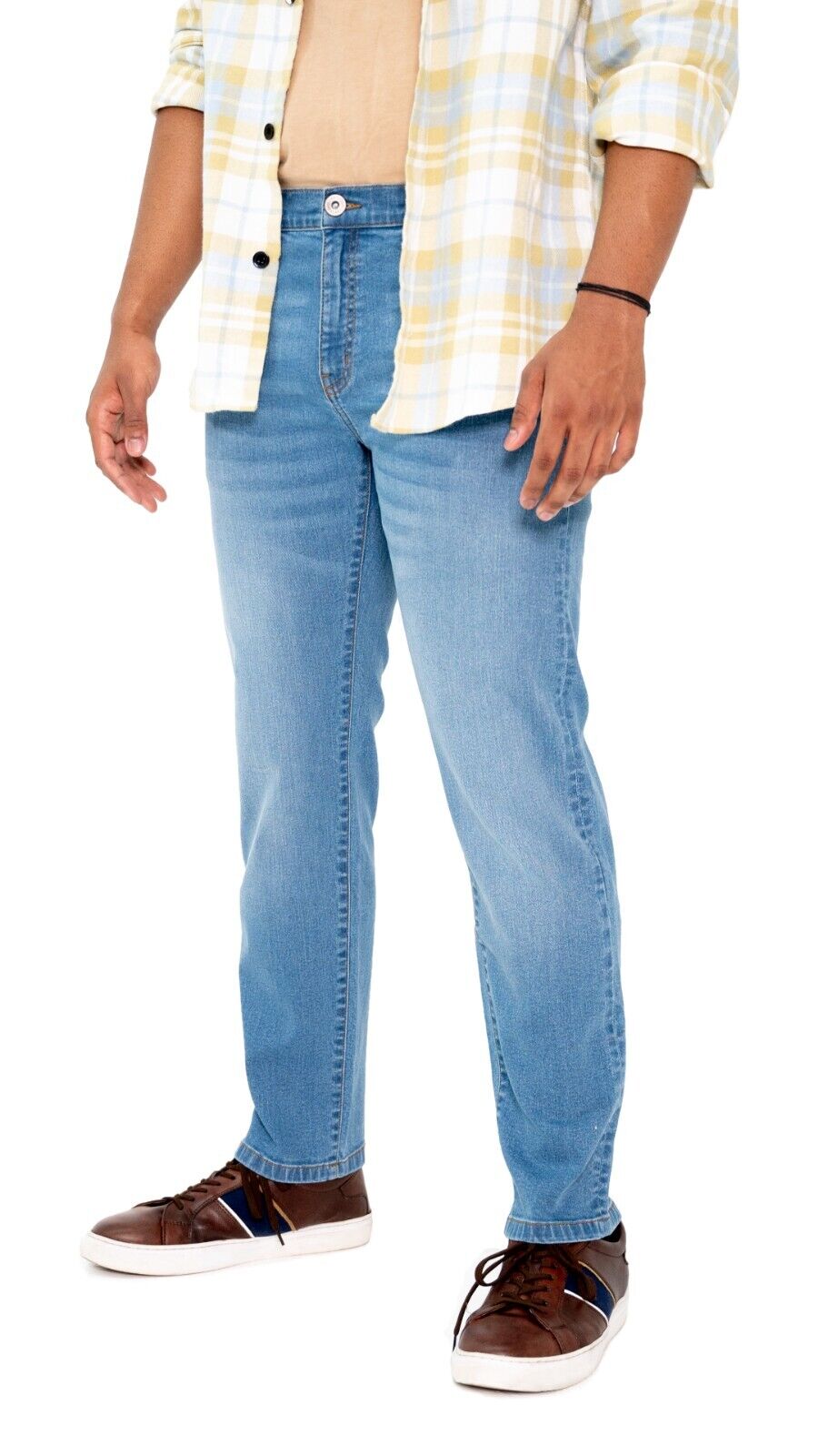 Alamo Stretch Slim Fit Jeans for Men - Classic Denim Men's Jeans with 5 Pockets