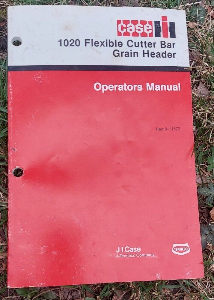 Case IH 1020 Flexible Cutter Bar Grain Header Operator\'s Manual