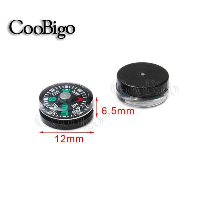 Mini Button Compass Clear Liquid filled Small Portable Outdoor Kit 12 14 20 25mm