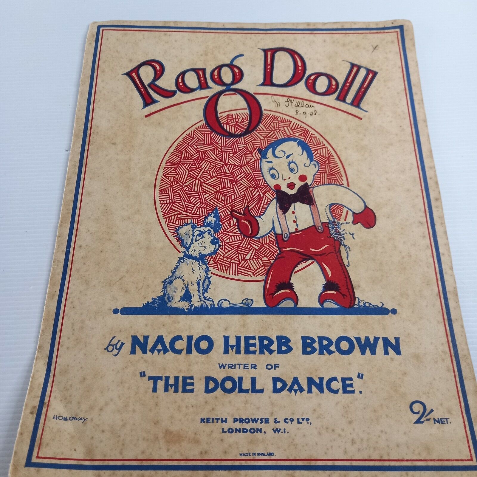 Rag Doll 1928-Nacio Herb Brown-4 Pages-Sheet Music