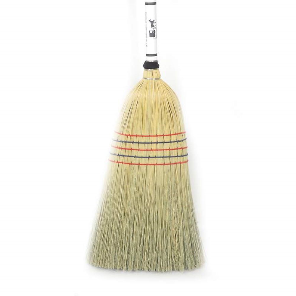 Lehman\'s Amish-Made Barn Broom - Large Authentic Corn Straw, Wood Handle, 57 in