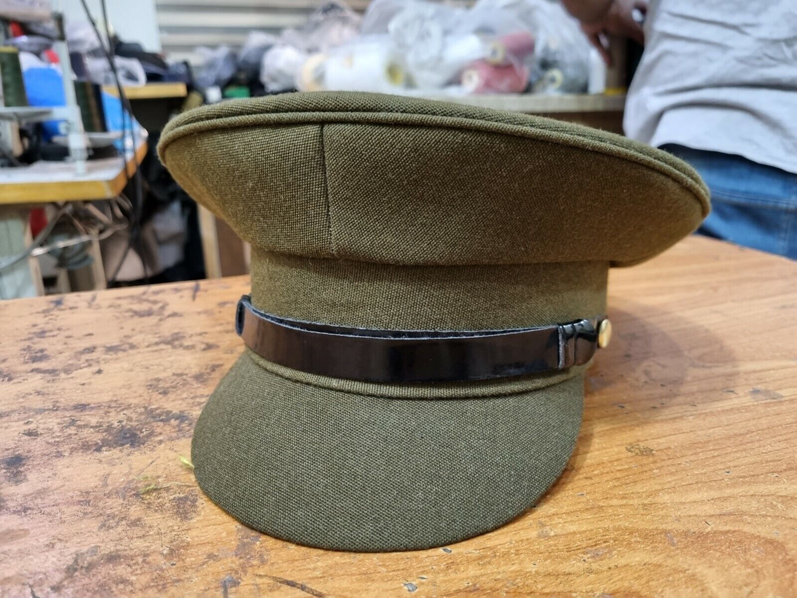 WW2 British Officer visor cap -
