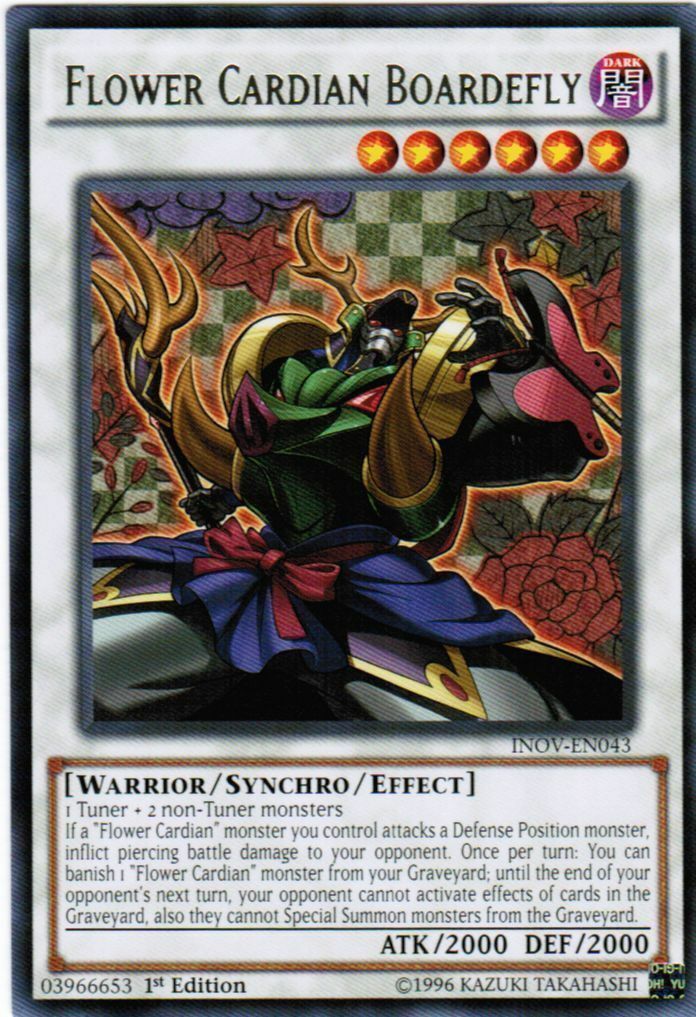 YUGIOH Flower Cardian Deck Complete 40 - Cards + Extra