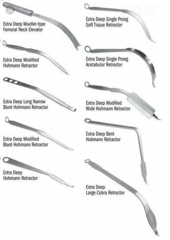 Orthopedic instruments spatula 6 item 