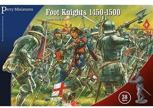 Perry Miniatures Plastic 28mm War of the Roses Foot Knights 1450-1500 WR50