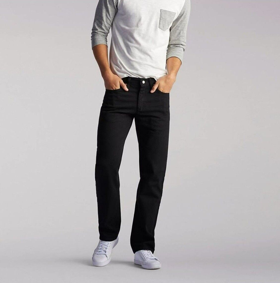NWT Lee Men\'s Regular Fit Denim Jeans Straight Leg 5 Classic Colors Collection