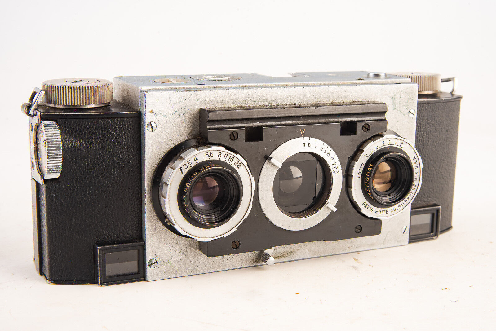 David White Stereo Realist 35mm Rangefinder Film Camera TESTED Vintage V24