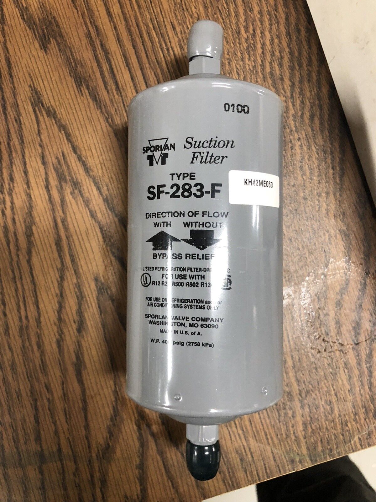 Sporlan SF-283F Suction Filter, 3/8\
