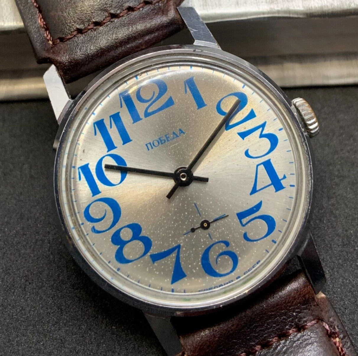 Soviet 1970s Watch POBEDA Kirovskie Mechanical USSR Military Vintage Wristwatch