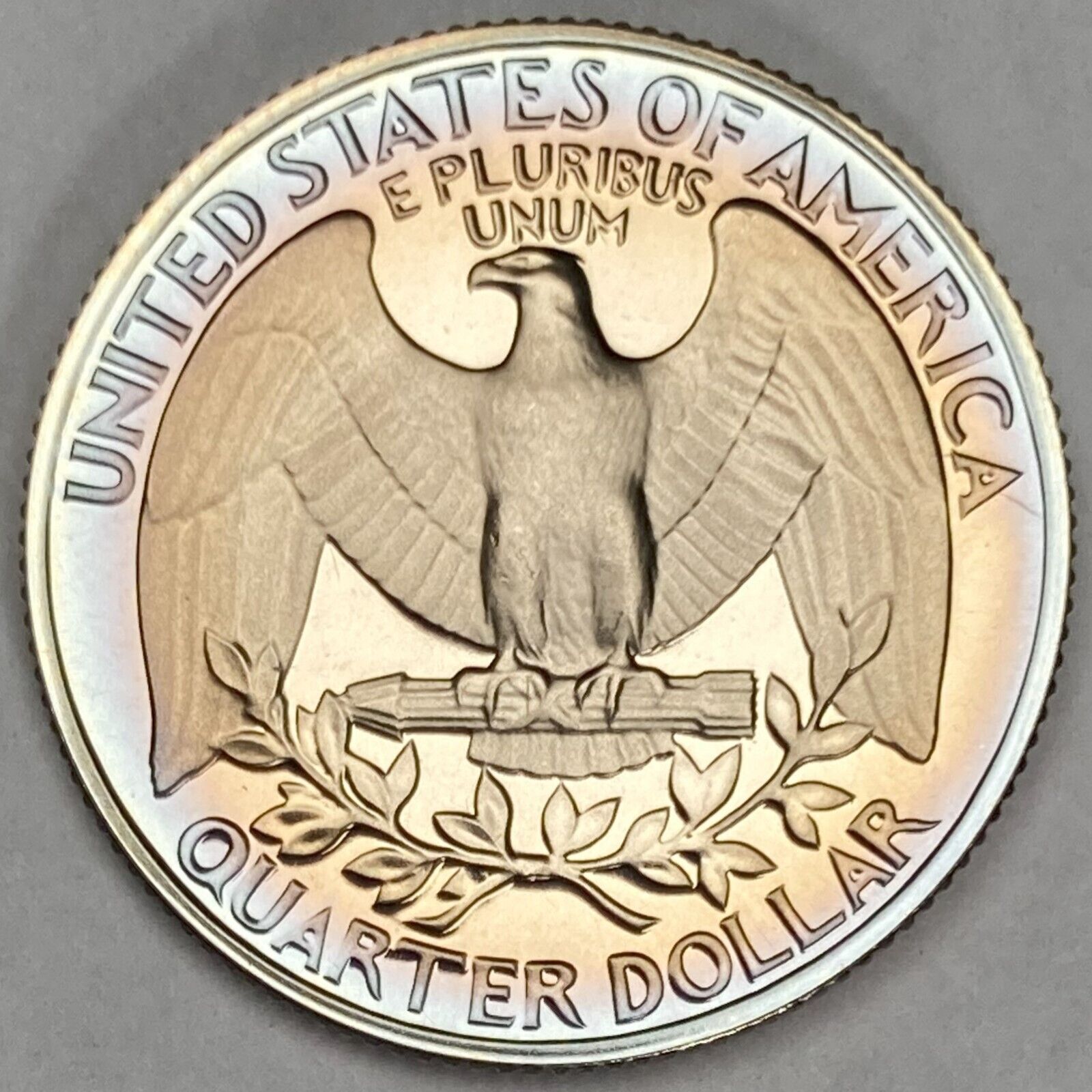1982 S Toned Gem DCam Proof Washington Quarter CN-Clad US Coin Q28