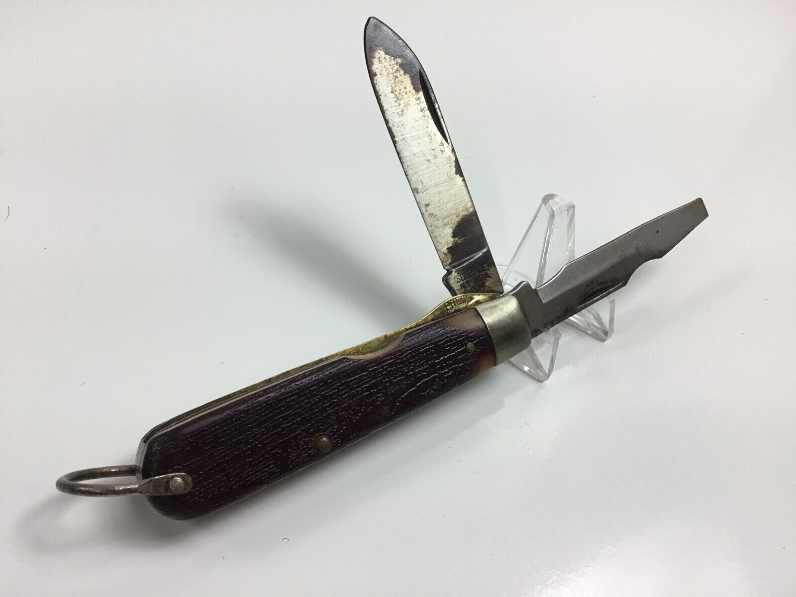 Schrade Camillus USA New York 204 Electrician Vintage Folding Pocket Knife