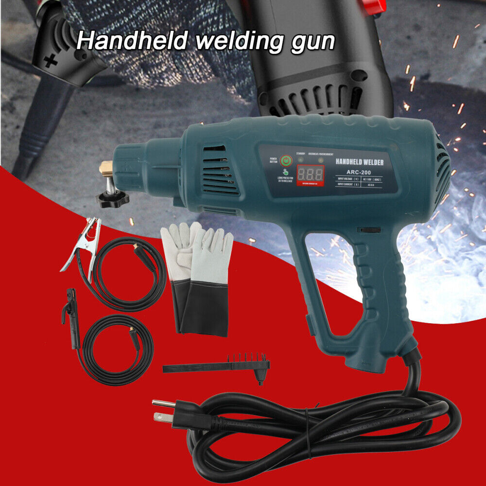 4800W Portable Electric Welder Handheld Welding Machine Kit with Digital Display