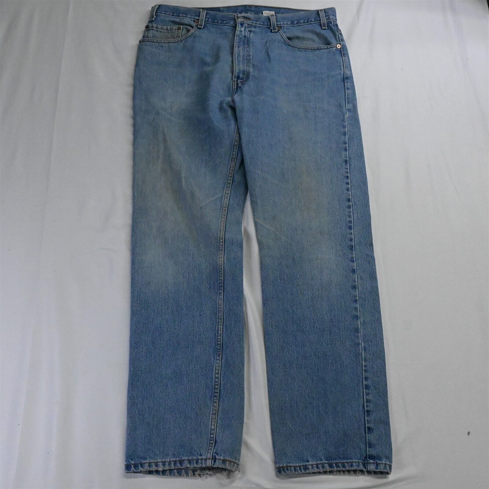Vtg 2001 Grunge Levi\'s 38 x 32 505 Regular Straight Medium Stonewash Jeans