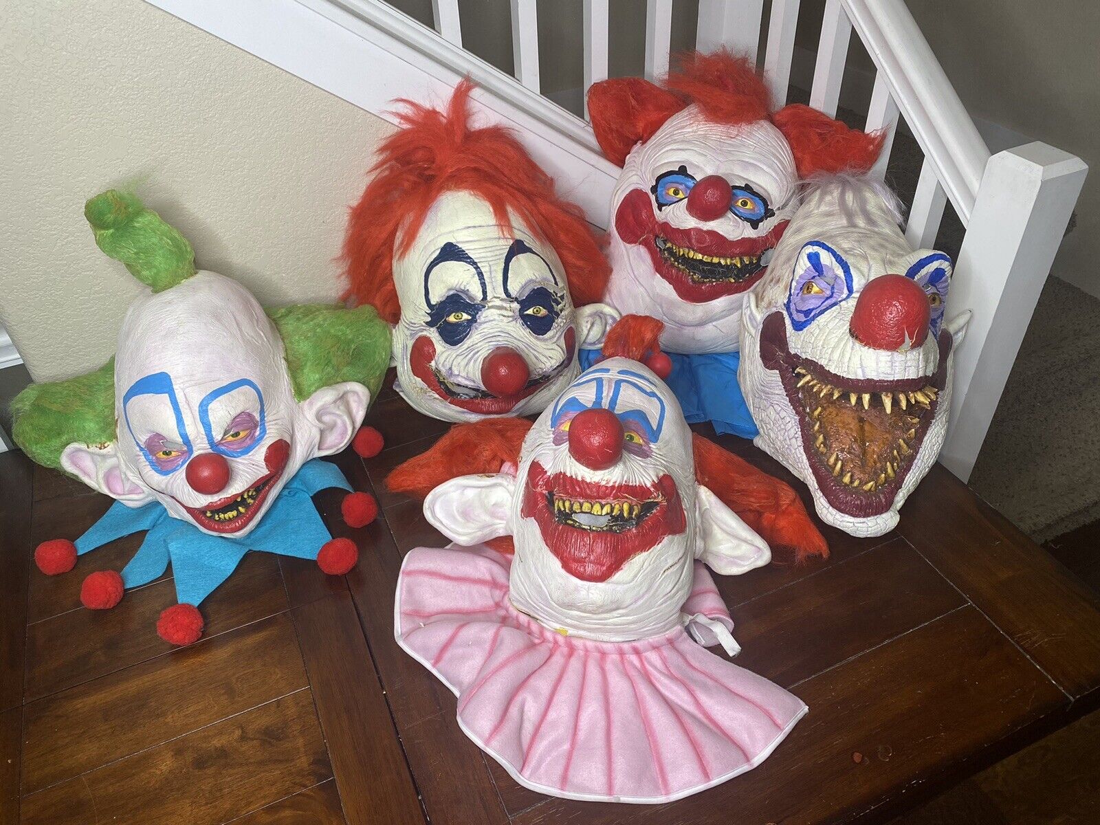 killer klowns from outer space orion large vintage masks DISPLAY ONLY SEE PICS