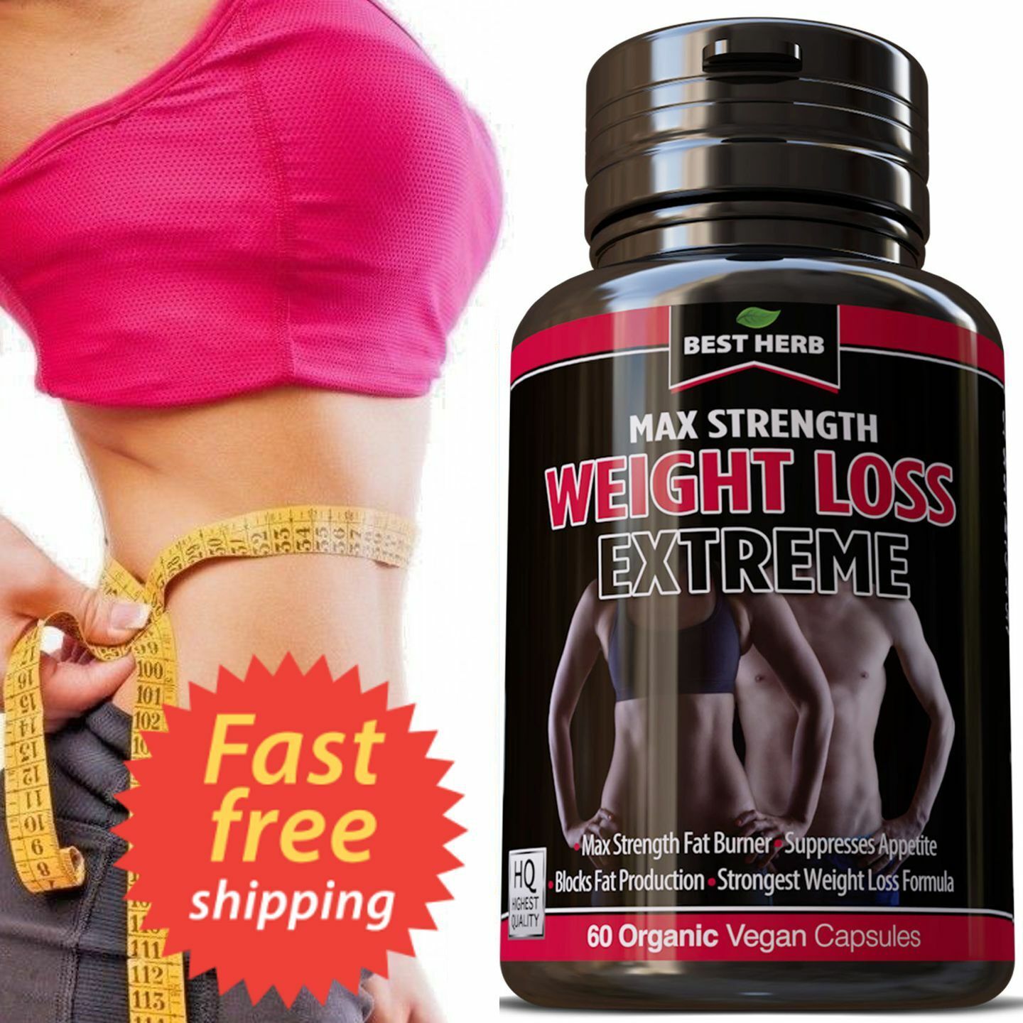 EXTREME WEIGHT LOSS SLIMMING PILL  DIET 60 CAPSULES