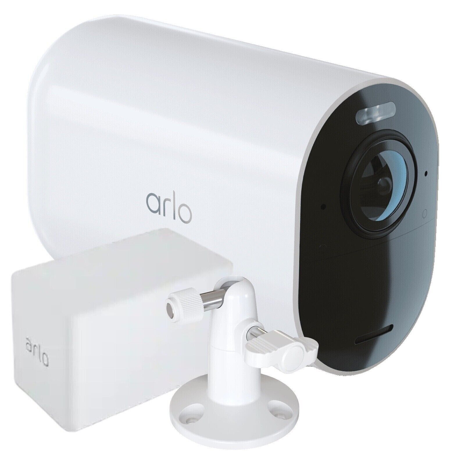 Arlo Ultra 2 White Wireless Add On 4K Security Camera & Color Night Vision