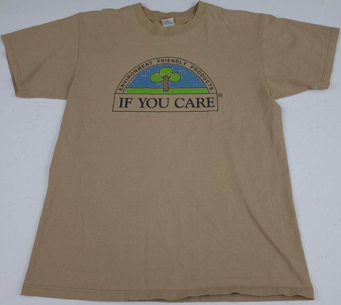 Vintage Y2k Environment Friendly Products If You Care Tree Print Shirt Vtg Earth
