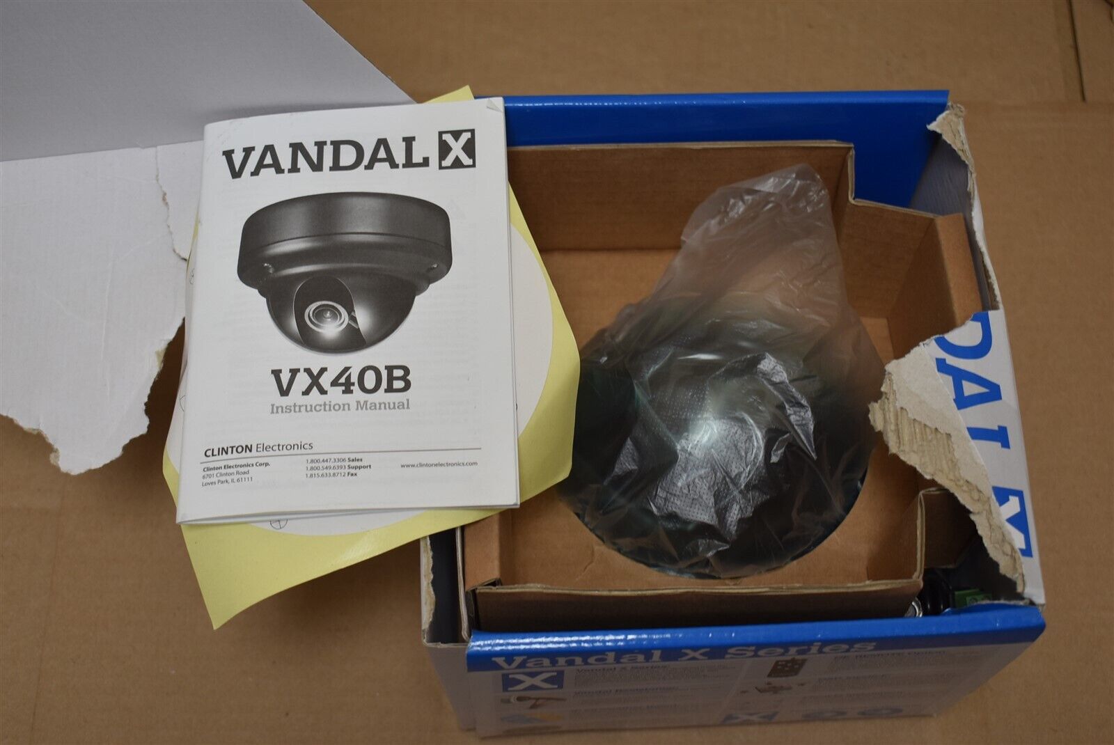 Clinton Electronics Vandal X Dome Camera CE-VX40B