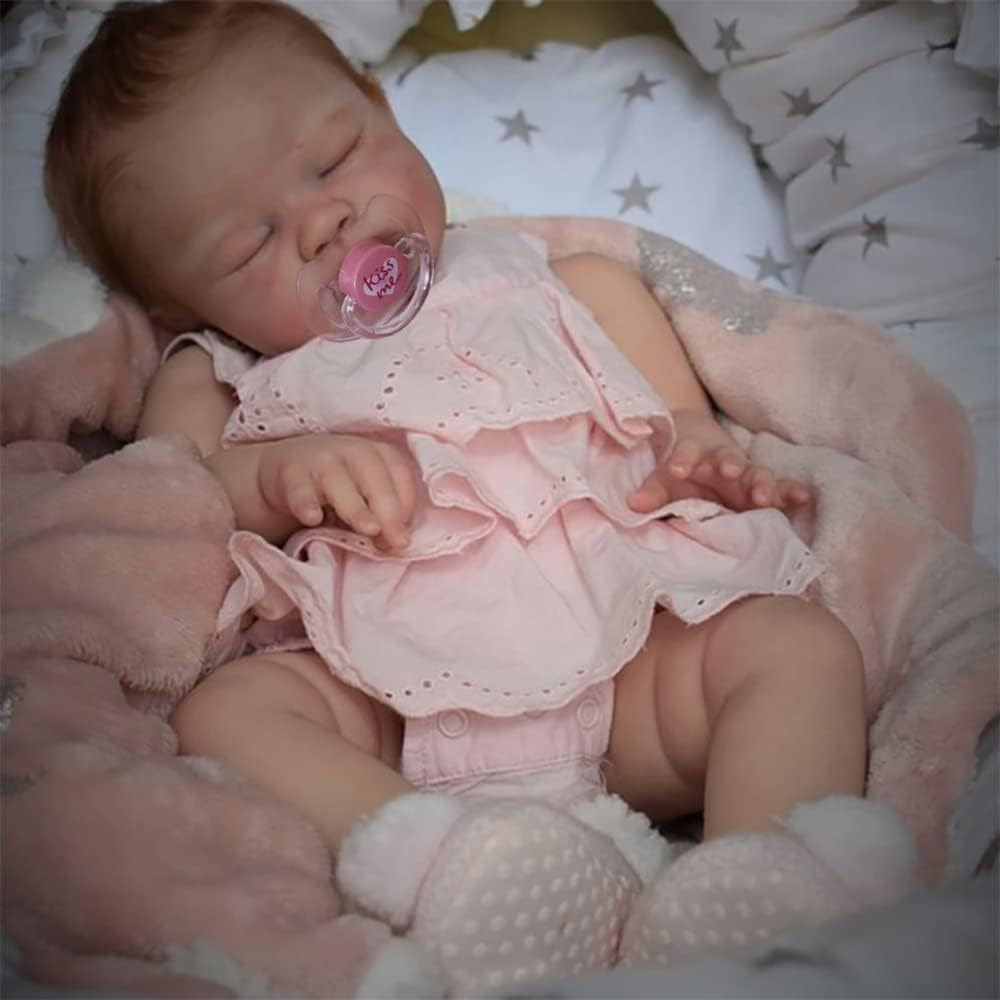 Realistic Reborn Baby Dolls 20 Inch Lifelike Newborn Sleeping Girl Handmade Real