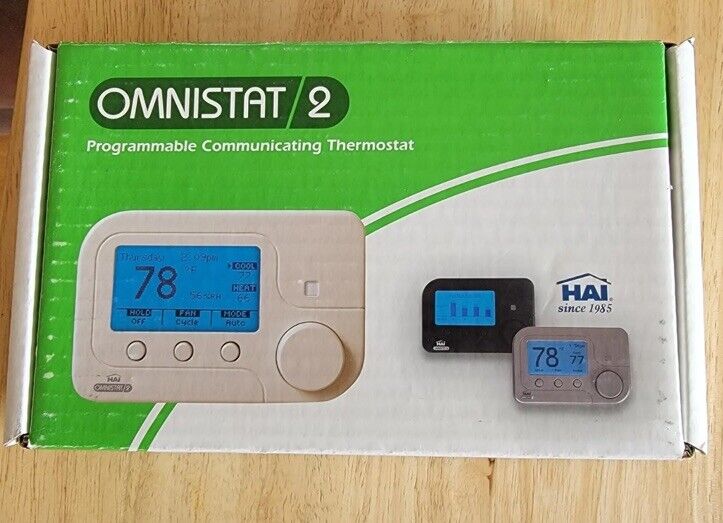 LEVITON HAI Omnistat 2 RC-1000WH Single Stage and Heat Pump - White