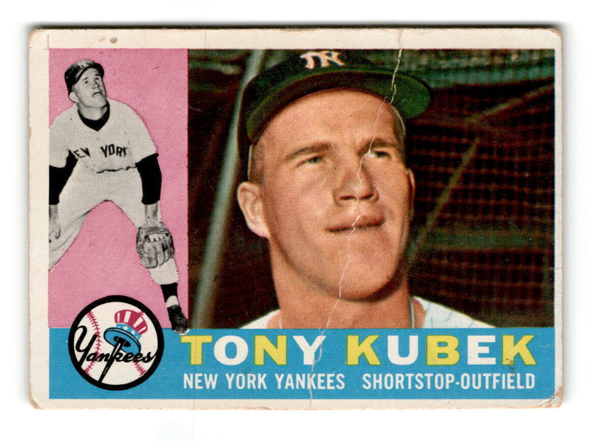 1960 Topps Tony Kubek  #83   New York Yankees Baseball Card