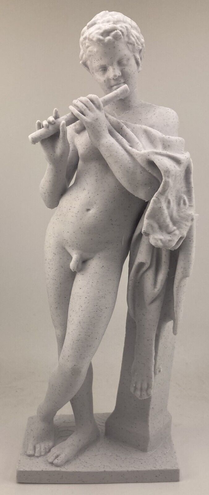 GREEK SCULPTURE THE PIPING FAUN 9.8 INCH/250 MM, MUSEUM REPRODUCTION