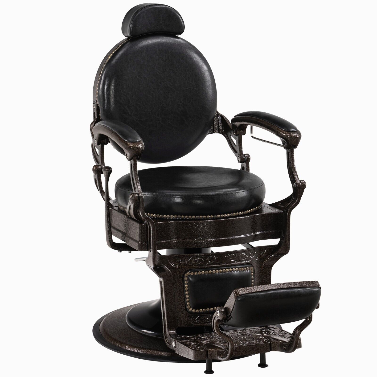 BarberPub Heavy Duty Metal Vintage Barber Chair Hydraulic Salon Beauty Chair9201