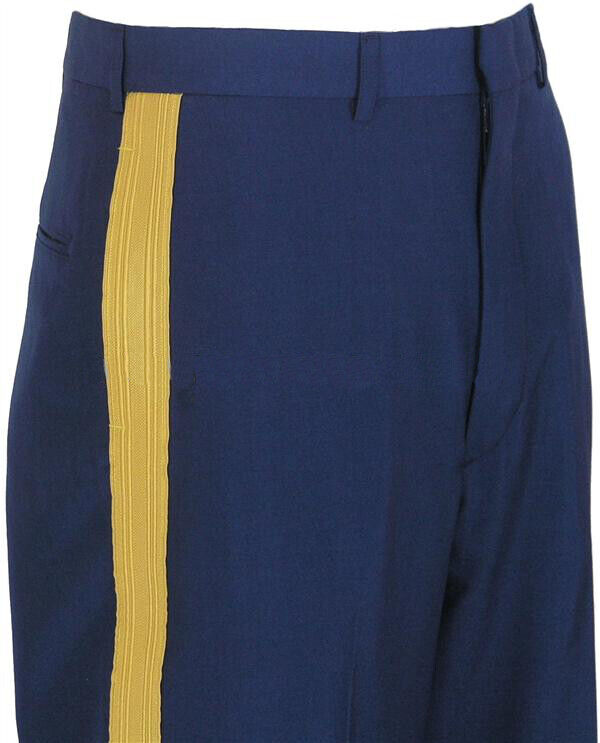US Army Men's ASU Dress Blues Service Uniform Braided Trousers/Pants NCO/Officer