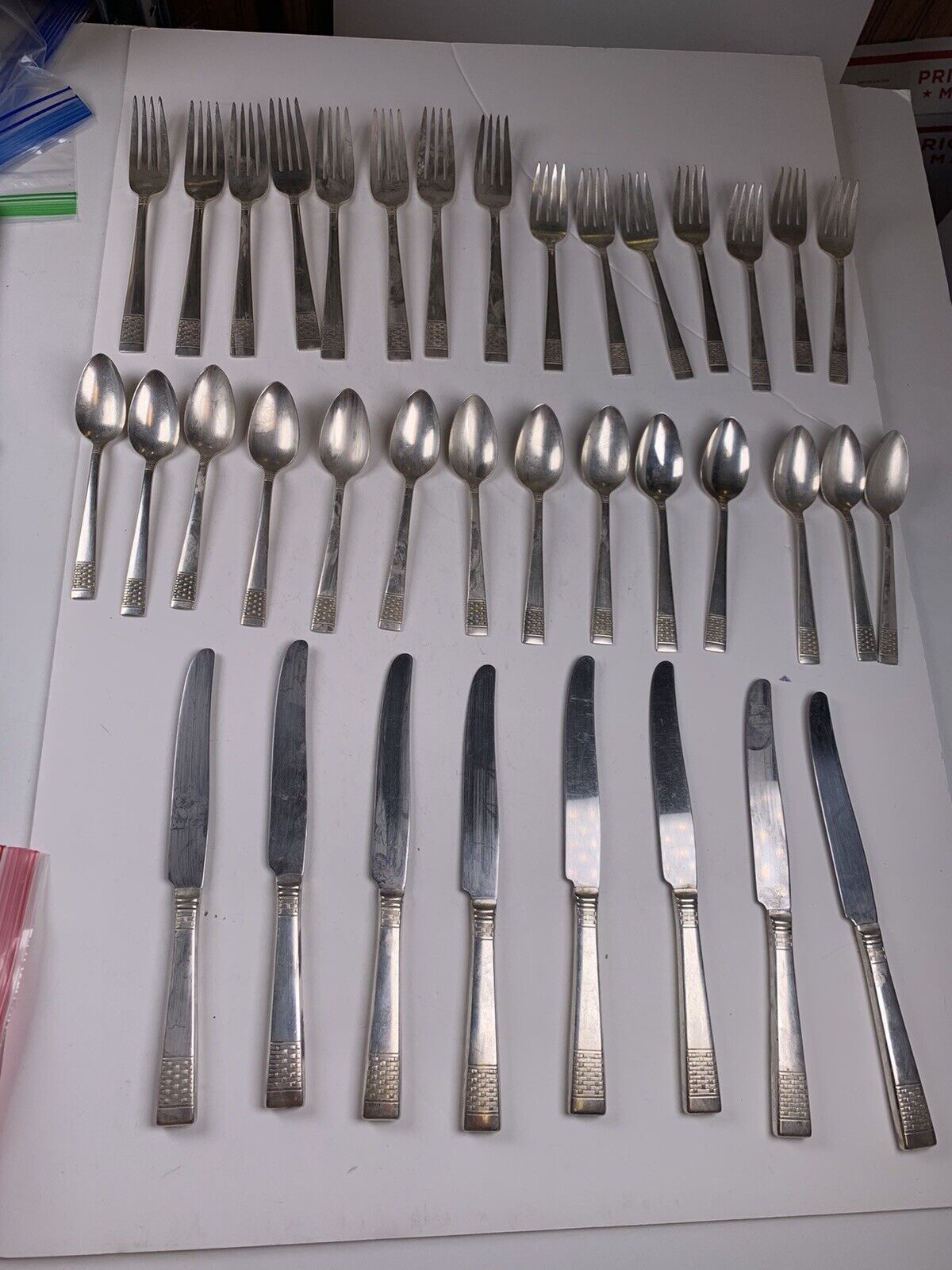 National Silver King Edward Cavalcade Silver Plated Flatware Lot