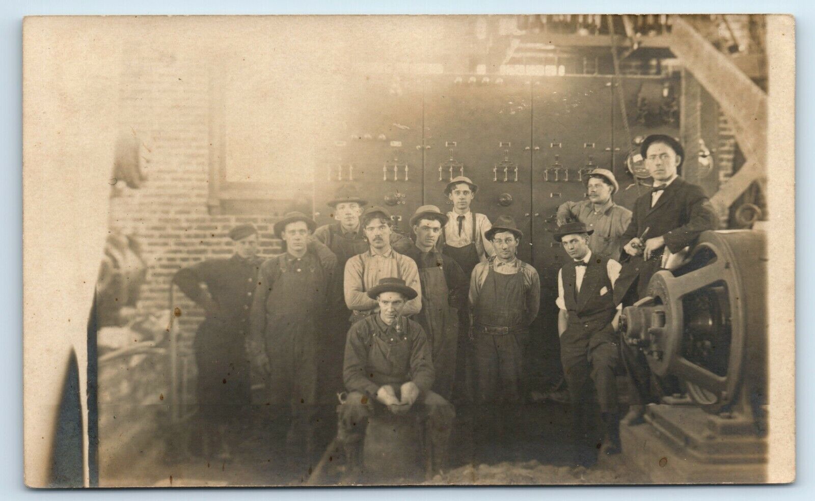 Postcard Group of Industrial Occupational Workers Machinery c1904-1918 RPPC B198