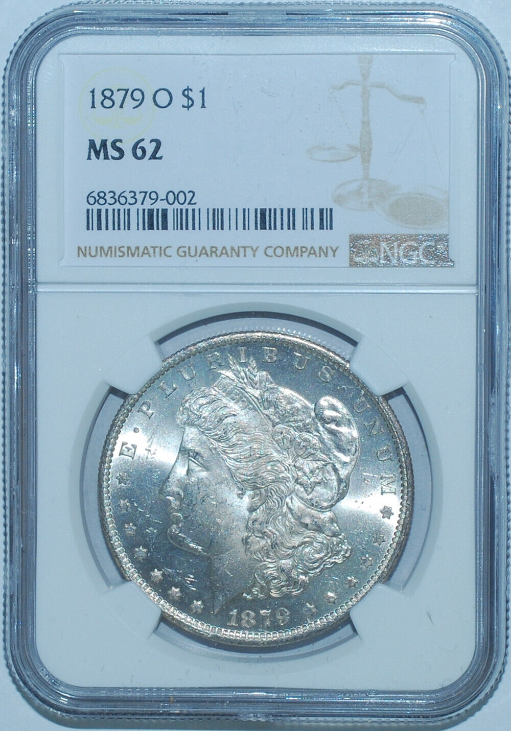 1879 O NGC MS62 Morgan Silver Dollar