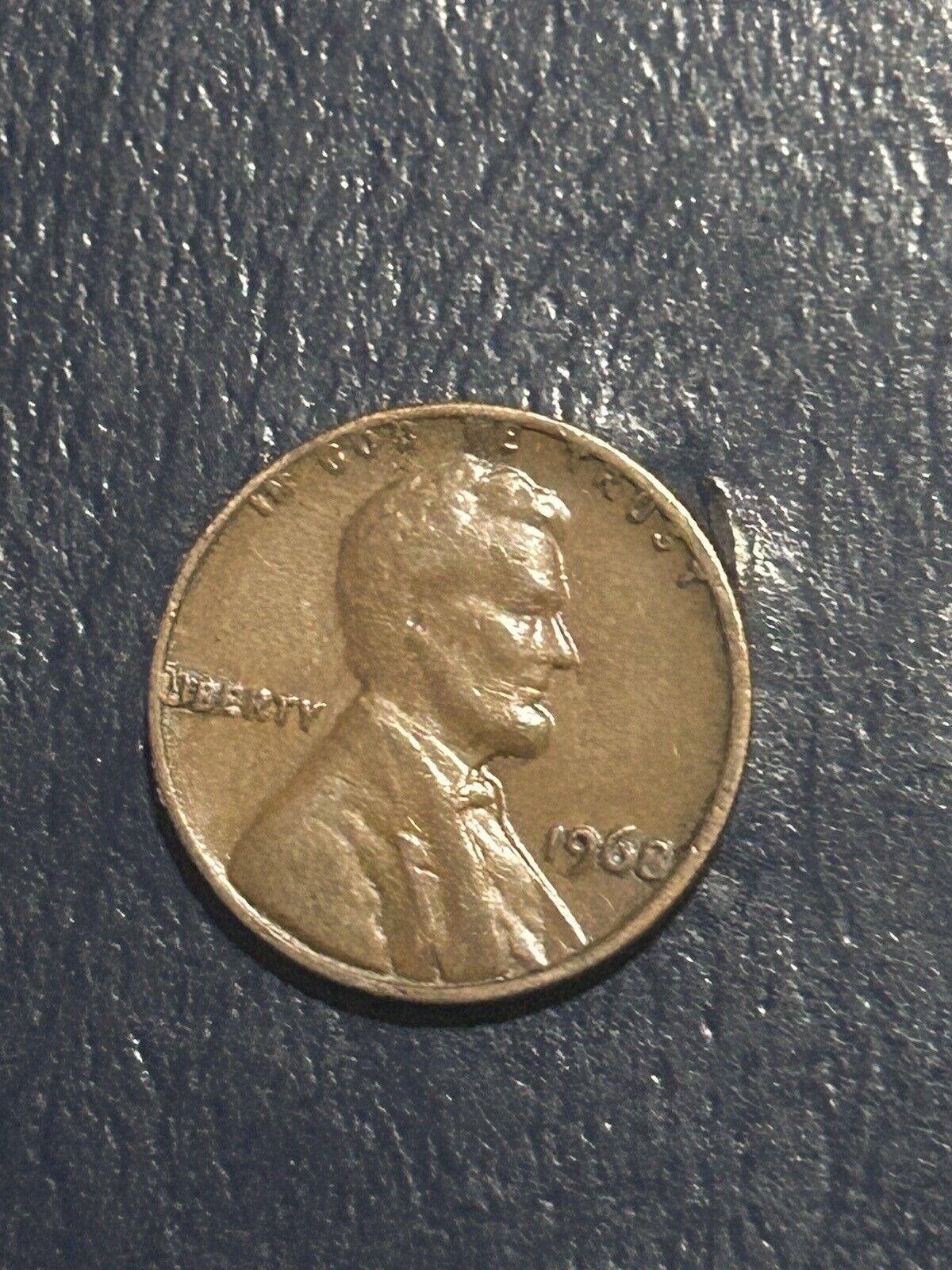 Rare 1968 Error L On The Rim Lincoln Cent