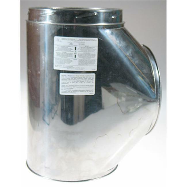 Selkirk Metalbestos Insulated Tee With Plug Stainless 8T-IT