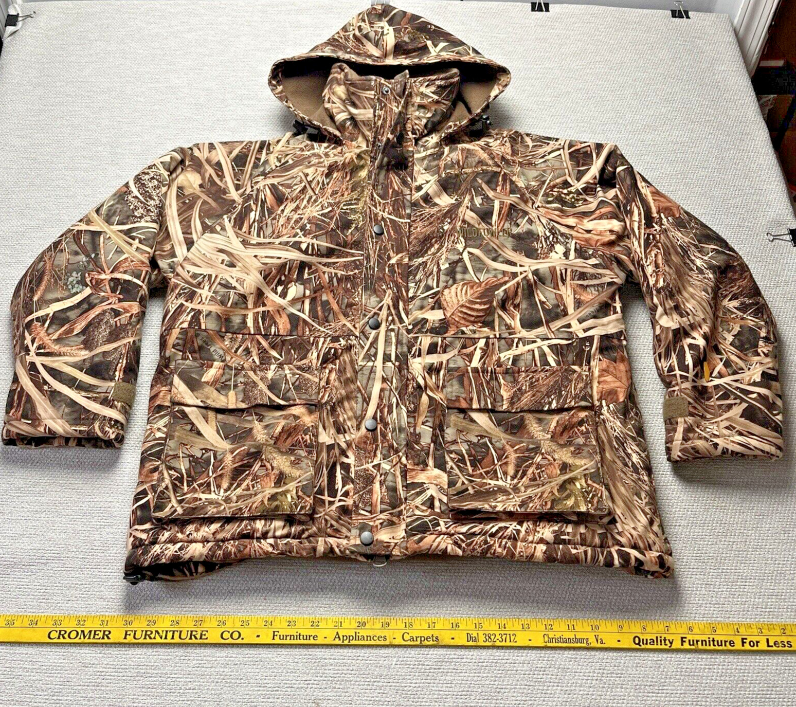 Wildfowler Duck Hunting Camo Jacket Size Small, Duck Hunting, Duck Decoys Hunt