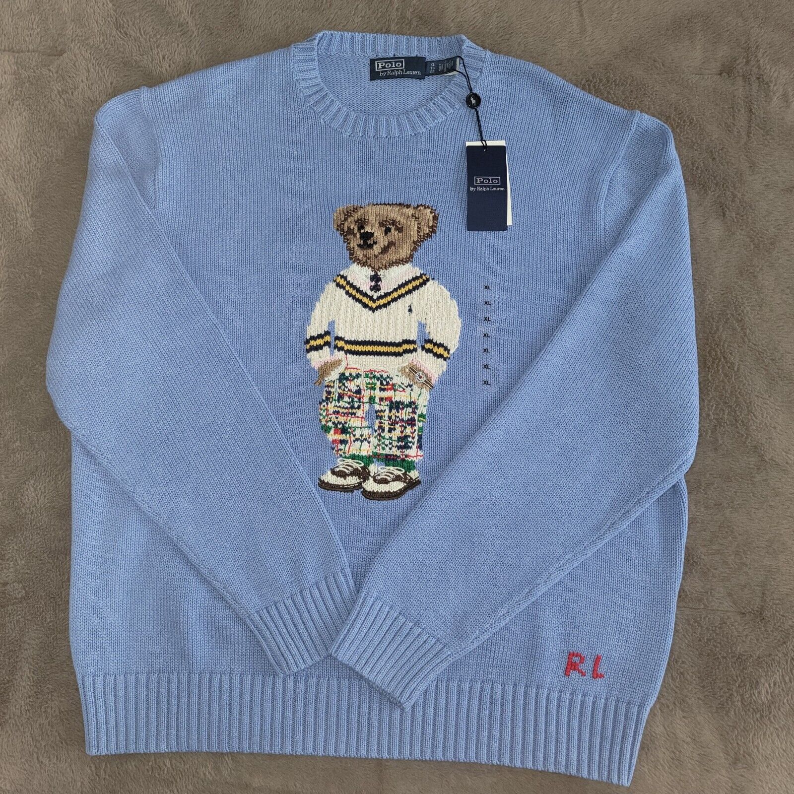 Polo Ralph Lauren Men's Preppy Bear Sweater